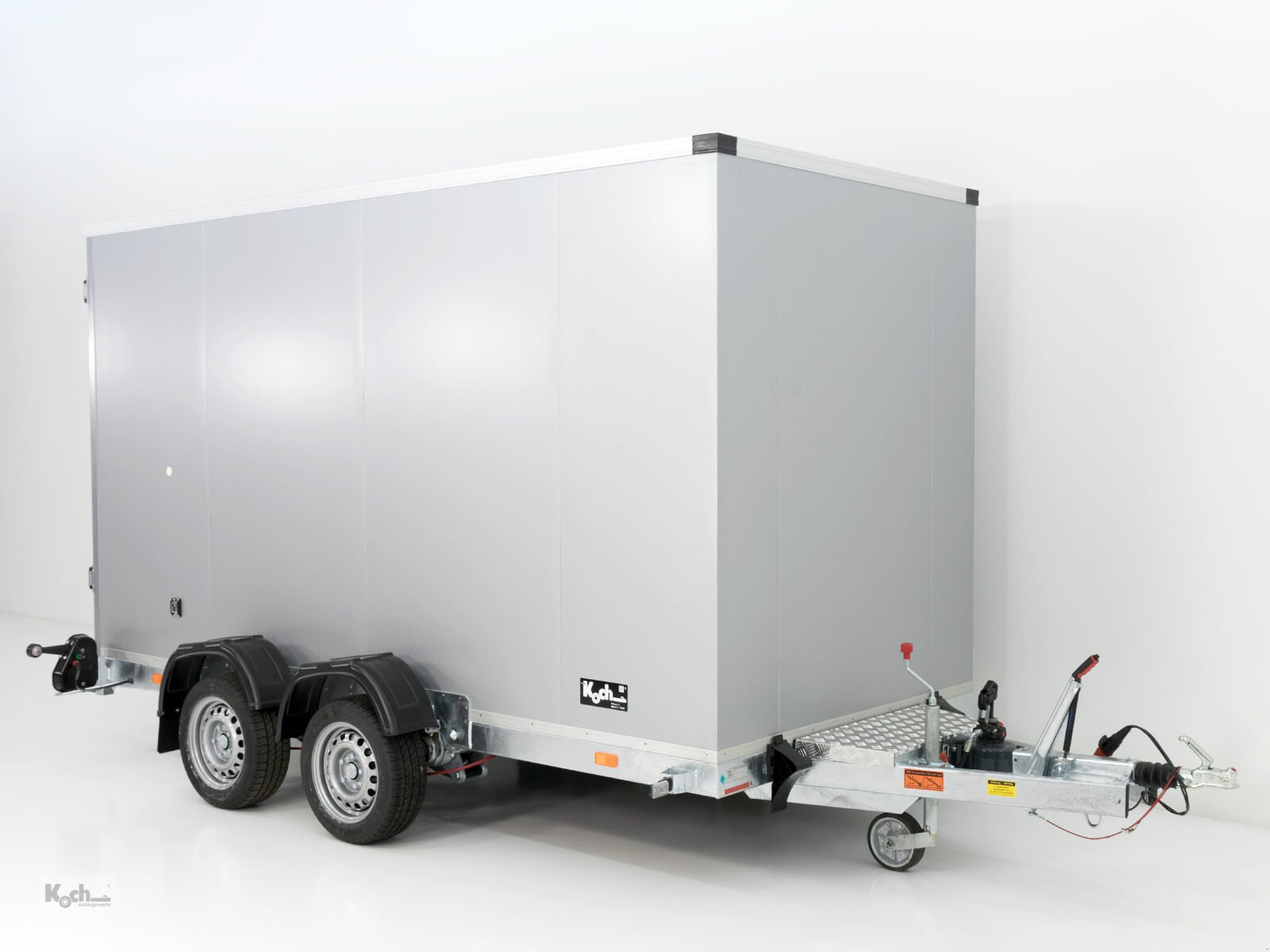 Anhänger des Typs Sonstige Koffer-Absenkanhänger 157x343cm Höhe:190cm 2,7t|silber (Ko13281934So), Neumaschine in Winsen (Luhe) (Bild 3)